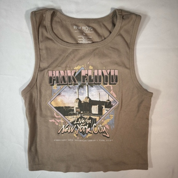 Pink Floyd Brown Crop Top - Picture 8 of 8